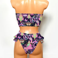 Load image into Gallery viewer, UV ESCAPE Rave Bodysuit *print placement will vary for each item